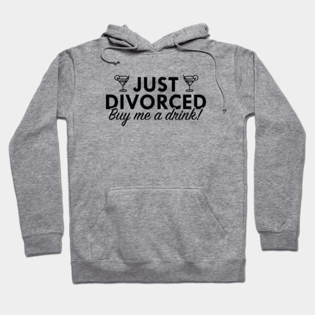Just Divorced Hoodie by VectorPlanet